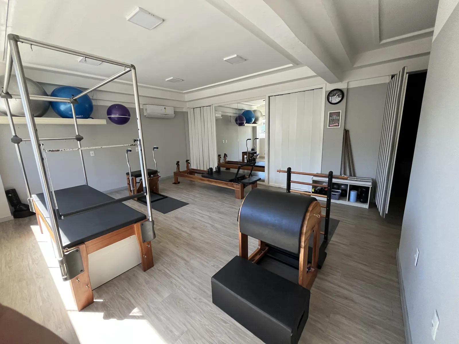Sala de pilates da Unidade 01 Angel em Brusque SC