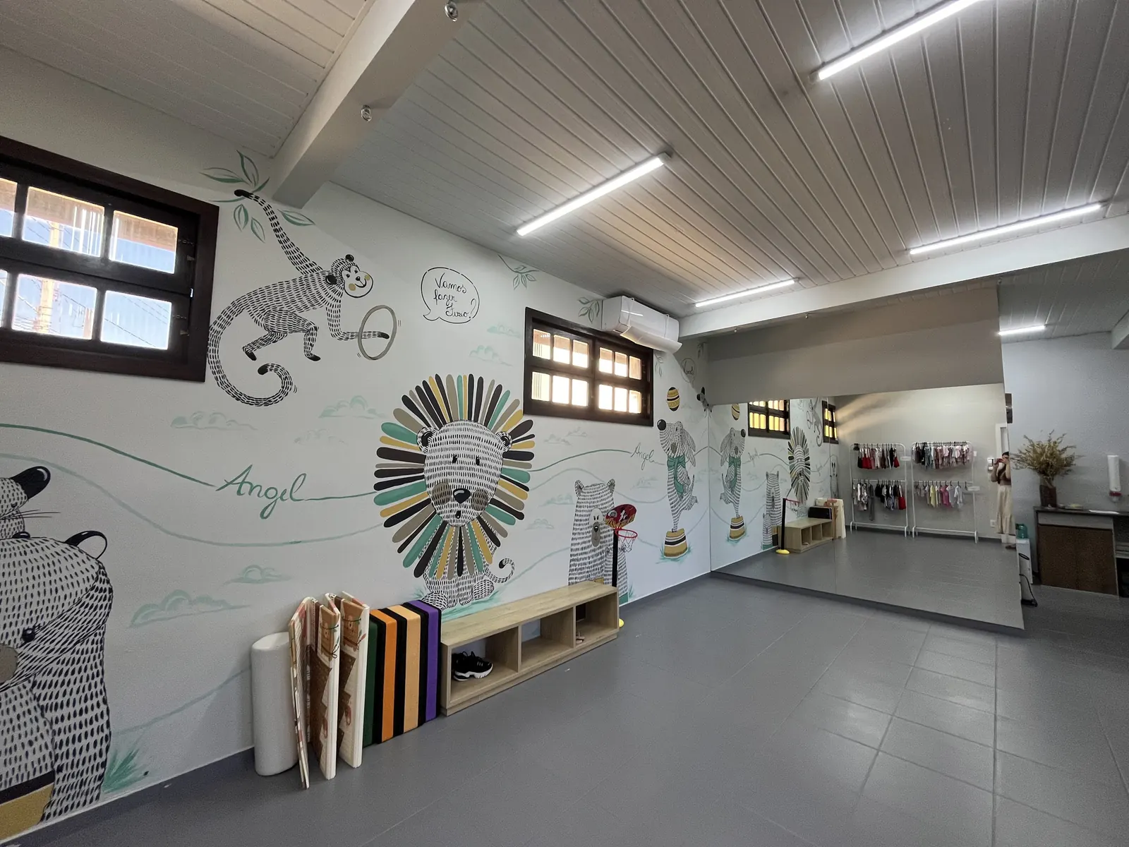Sala lúdica de atendimento infantil da Angel em Brusque